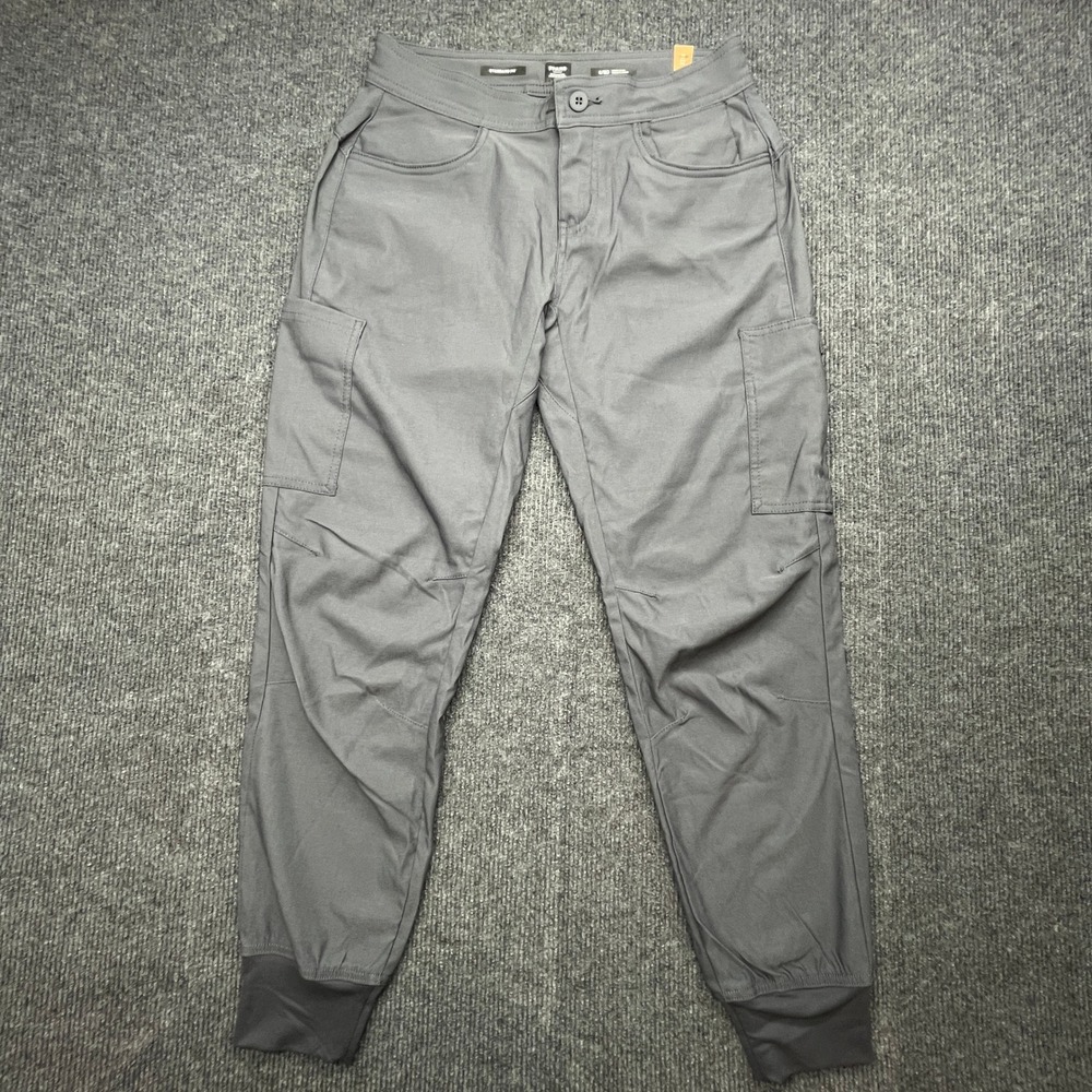 prAna Halle Jogger II Womens 0 Regular Coal Grey Tapered Hiking Outdoor Pants - Picture 2 of 10